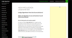 Desktop Screenshot of ledigalagenheter.org